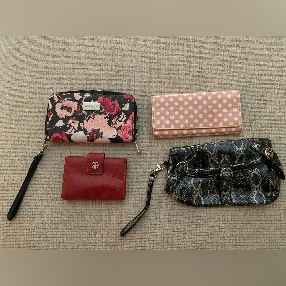 Giani Bernini Signature Wallet Crossbody, Saffiano Croco, Wallet Liz Claiborne